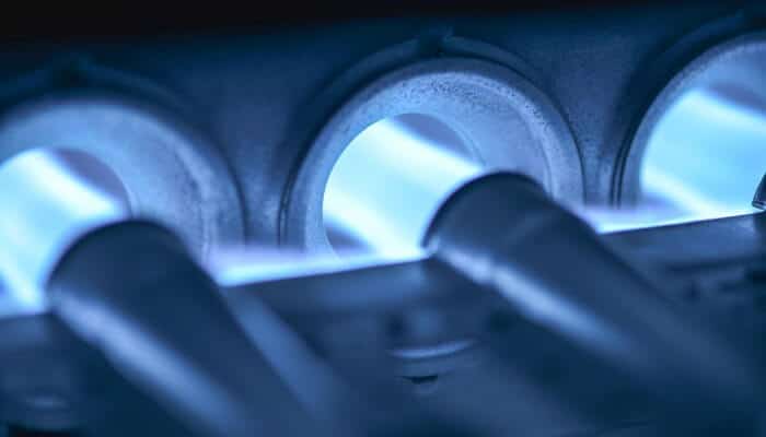 Furnace Burner Close Up